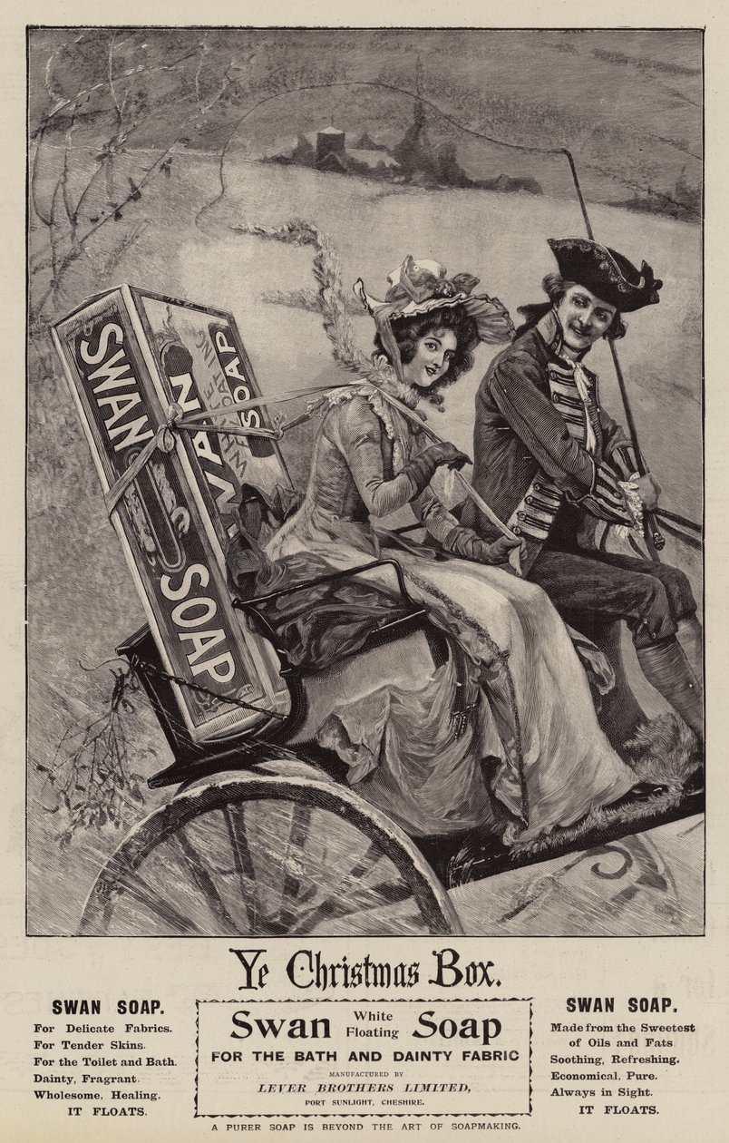 Advertisement, Swan Soap by English School