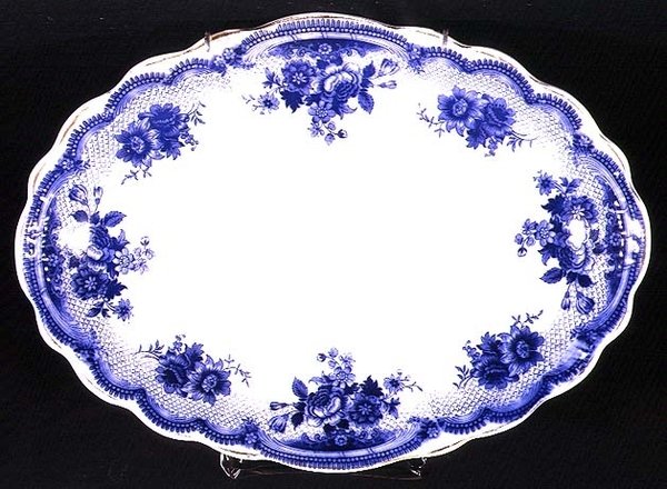 Albertoli Pattern Staffordshire Plate by English School