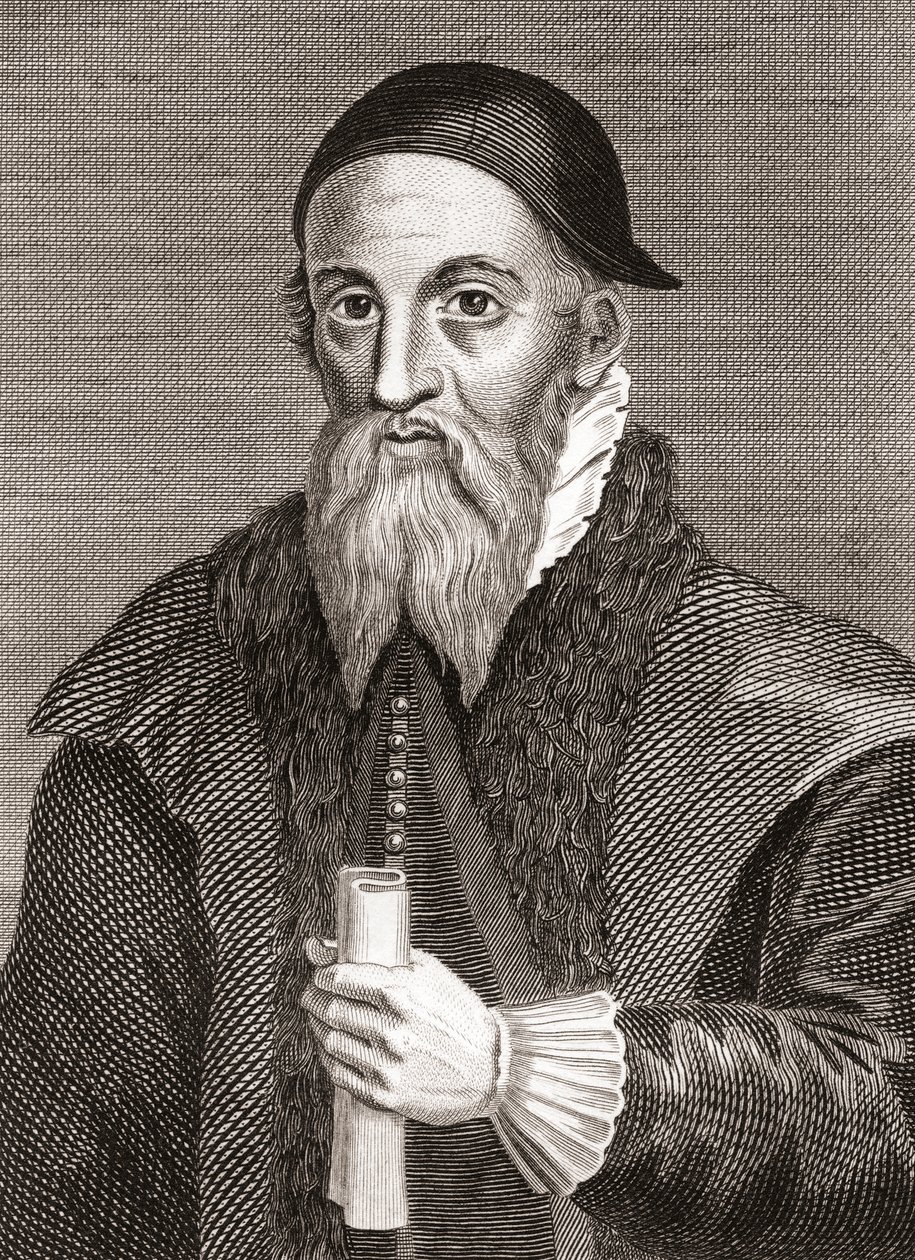 Alexander Erskine of Gogar, Scottish laird and keeper of James VI of Scotland at Stirling Castle. From Iconographia Scotica or Portraits of Illustrious Persons of Scotland, published 1797 by English School