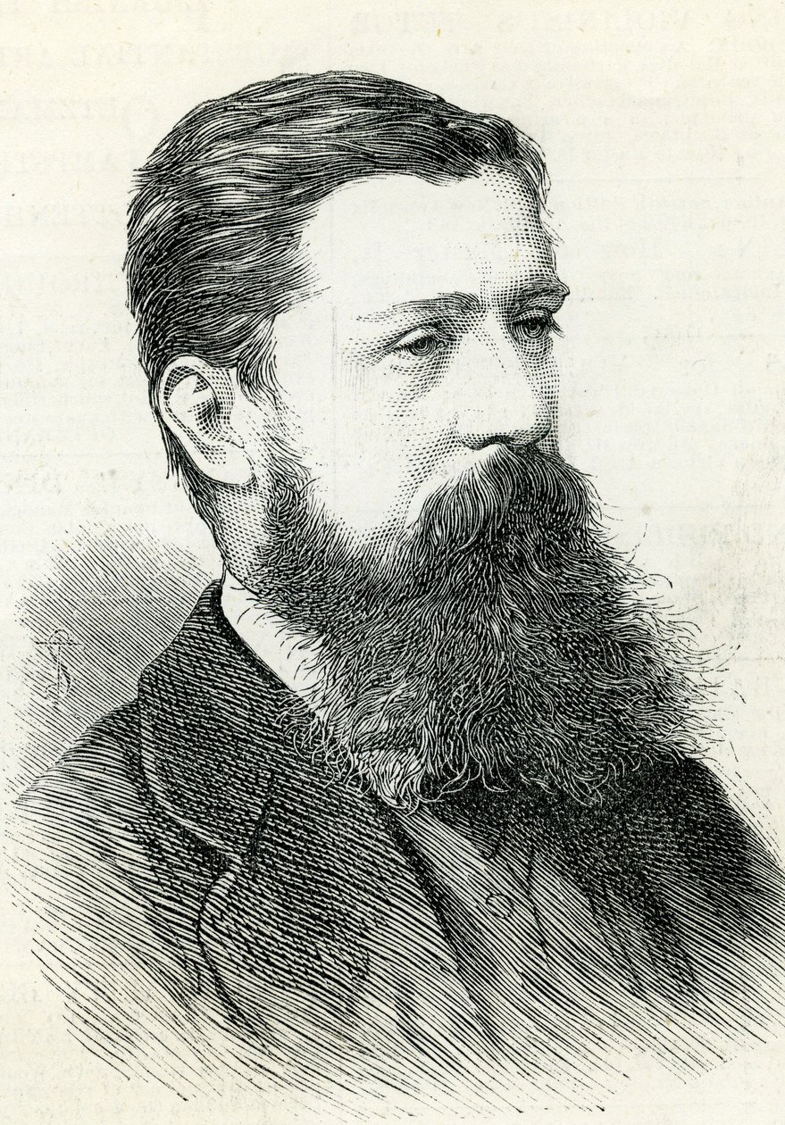 Alfred Pizzey Newton from the Illustrated London news 1883 by English School