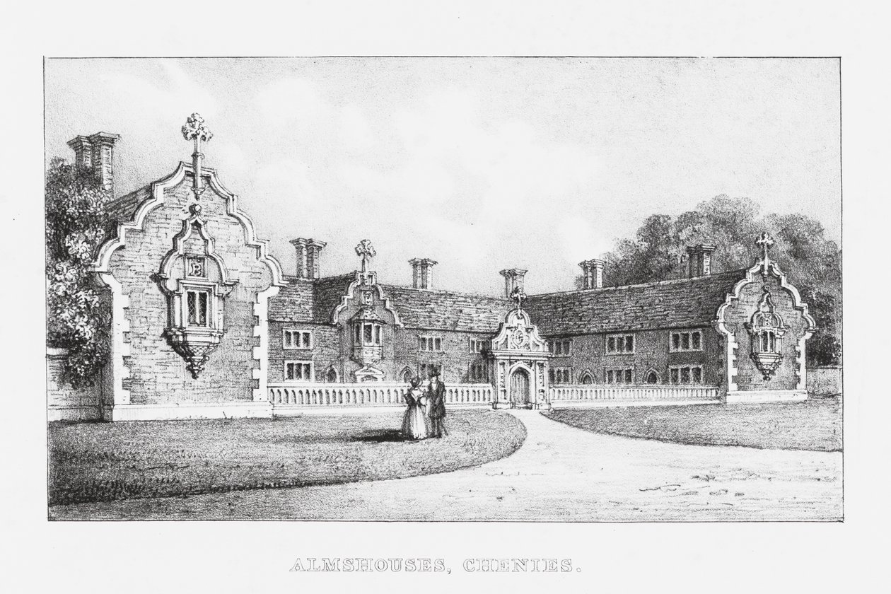 Almshouses, Chenies by English School