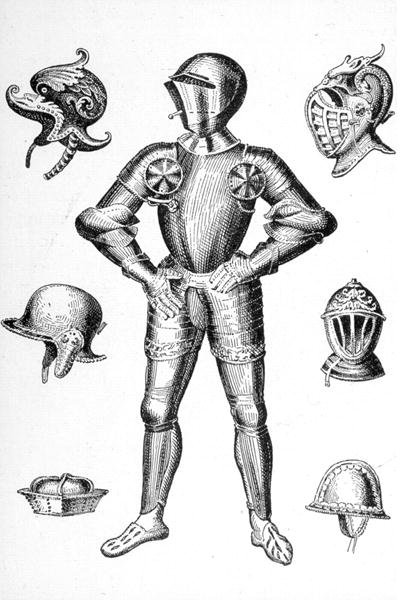Armour and Helmets of the 15th century by English School