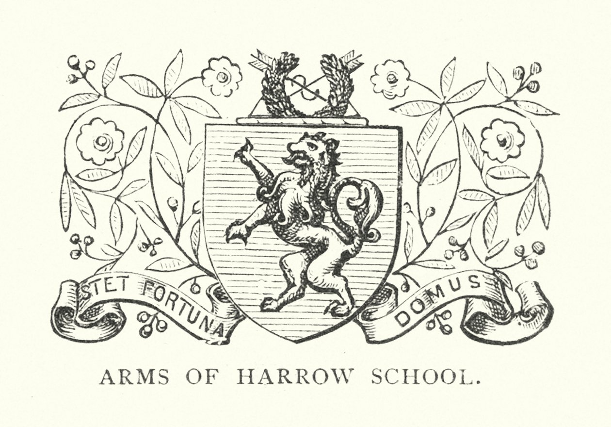 Arms of Harrow School by English School