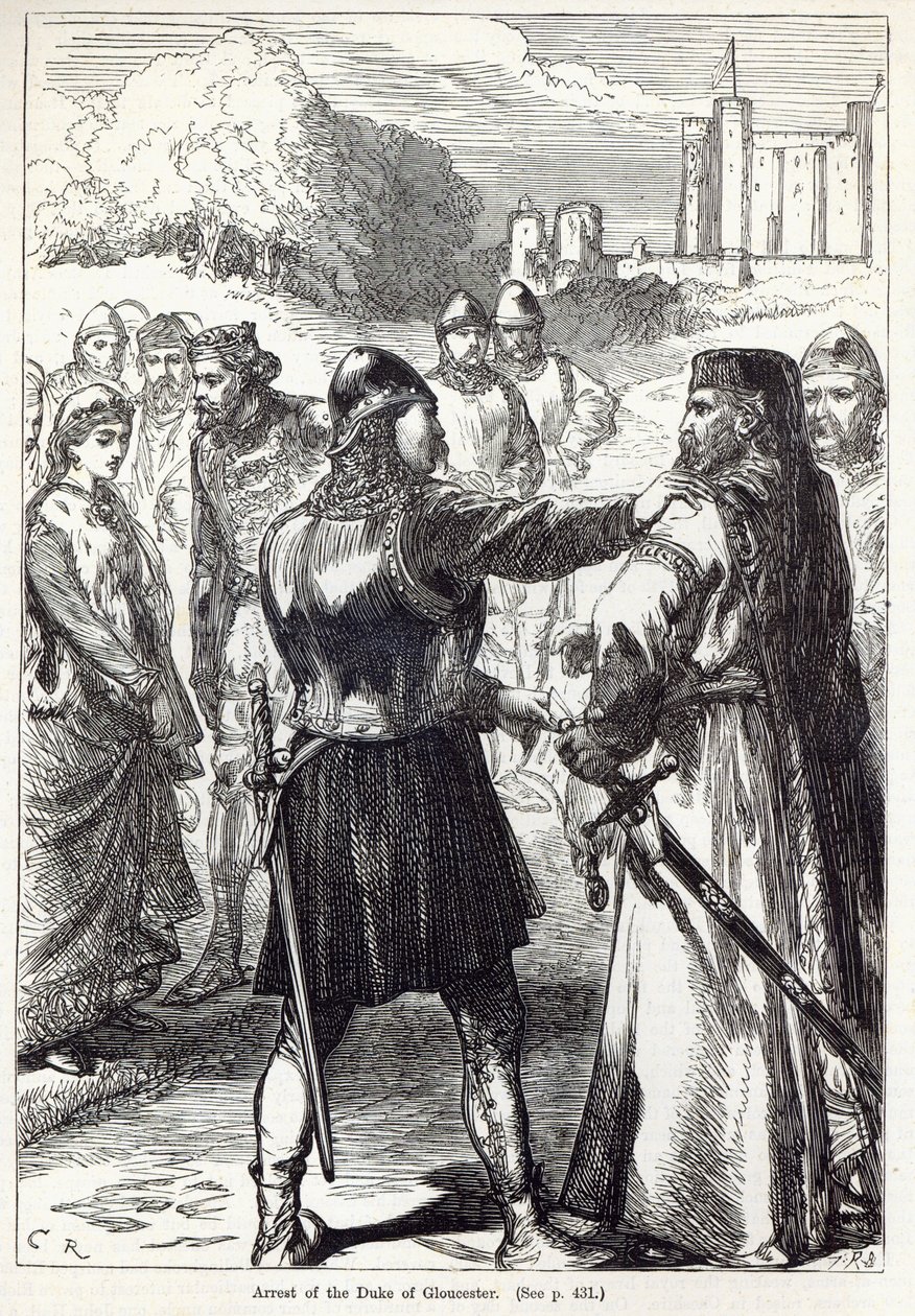 Arrest of the Duke of Gloucester, illustration from 