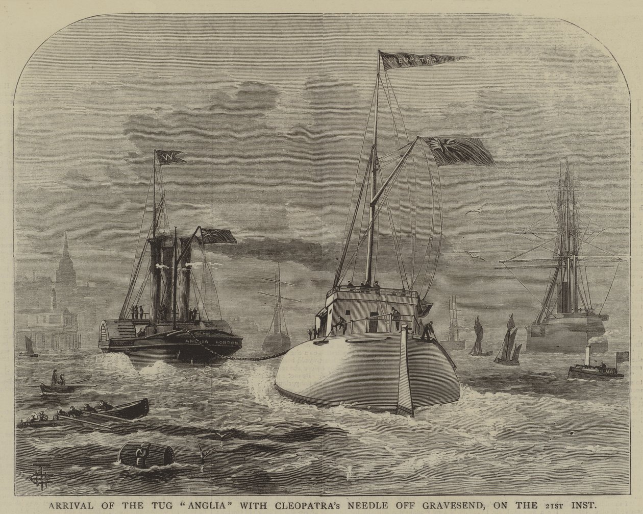 Arrival of the Tug 