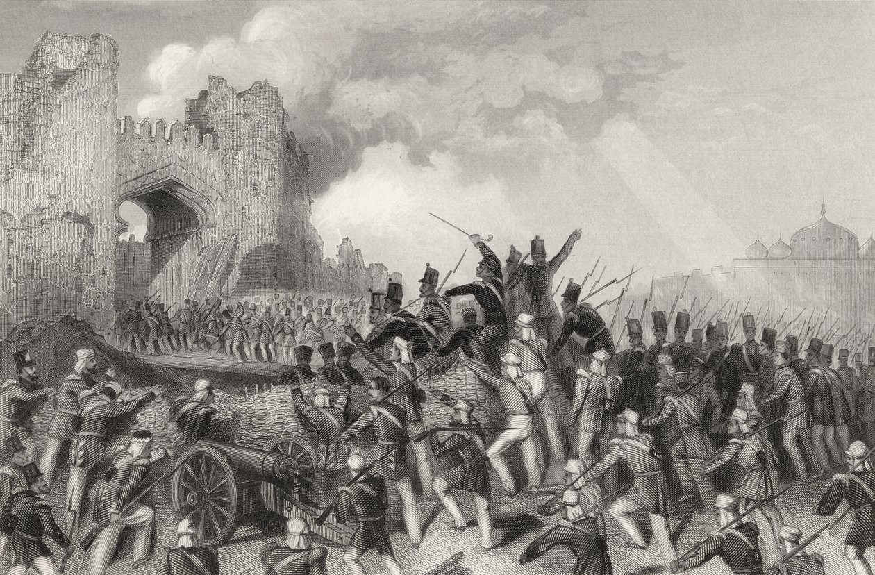 Assault of Delhi and Capture of the Cashmere Gate on 14th September 1857, from 