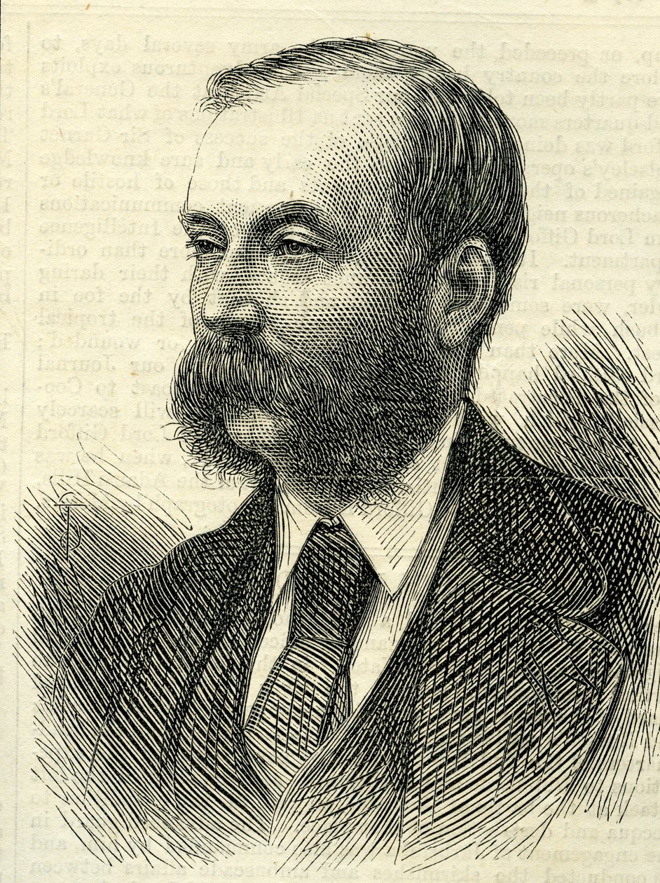 Brigadier-General, Sir Archibald Alison, 2nd baronet from The Illustrated London News 18th April, 1874 by English School