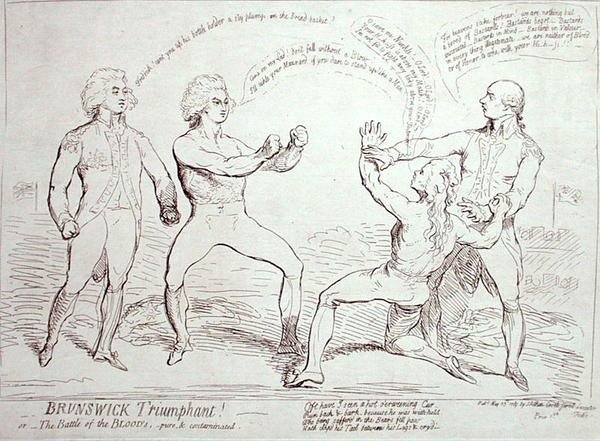 Brunswick Triumphant! published by J. Aitken in 1789 by English School