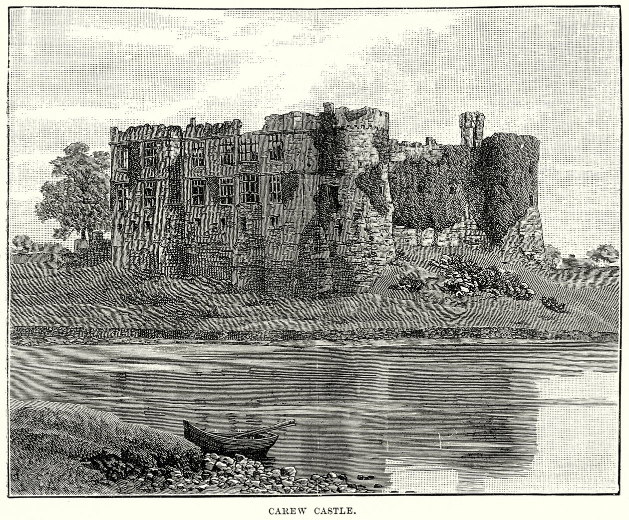 Carew Castle by English School