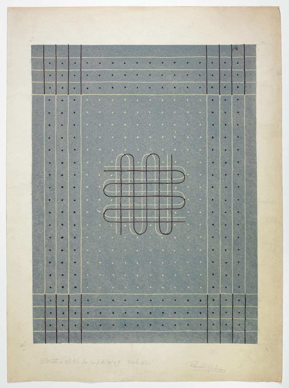 Carpet design by English School