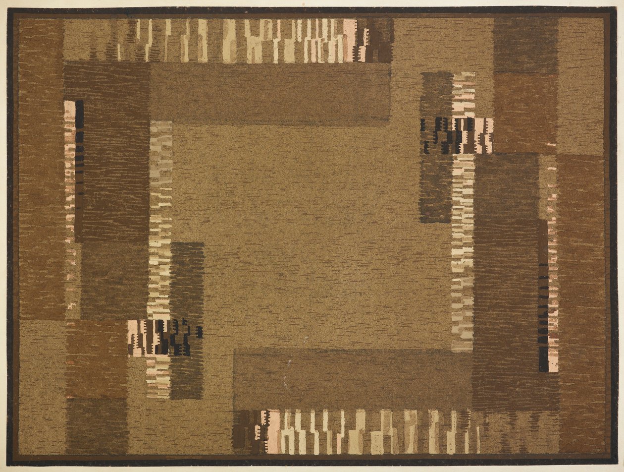 Carpet design by English School