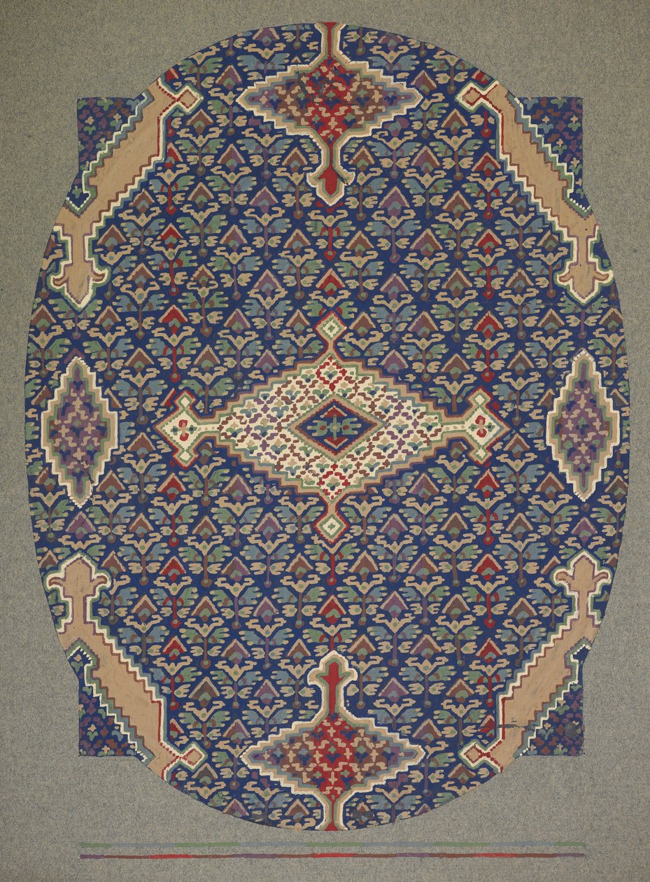 Carpet design by English School