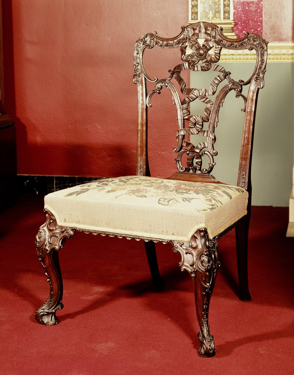 Chair, Chippendale Director design, c.1760 by English School