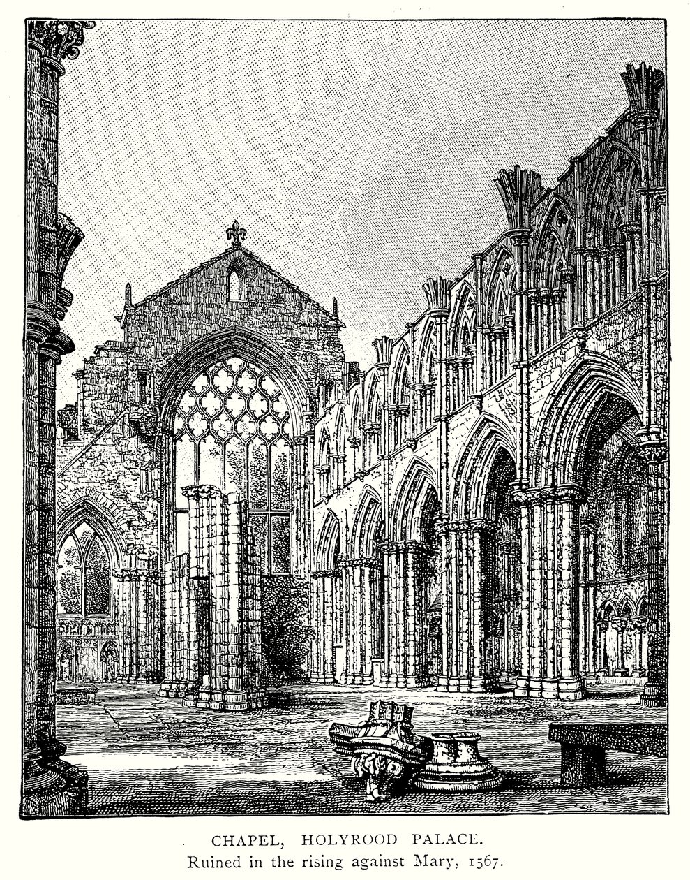 Chapel, Holyrood Palace by English School
