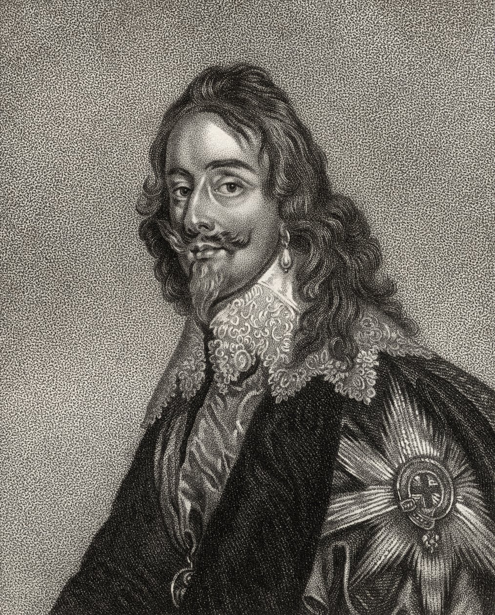 Charles I, engraved by Bocquet, from 