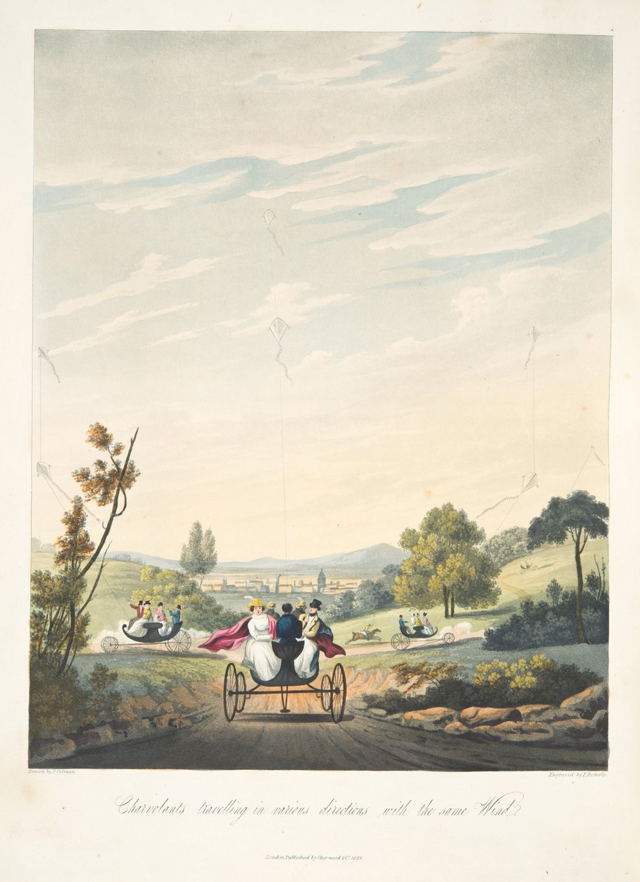 Chervolents Traveling in Various Directions with the Same Wind, from 