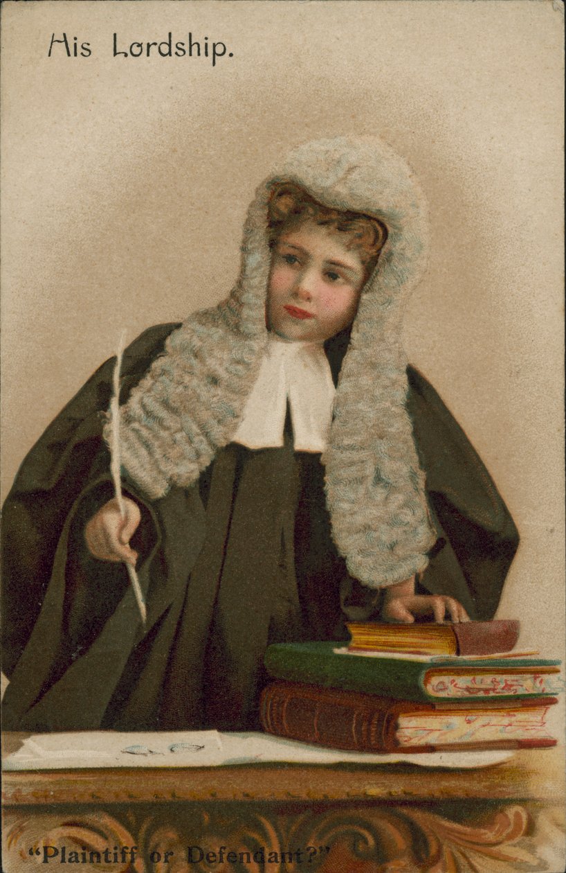 Child Dressed as a Judge by English School