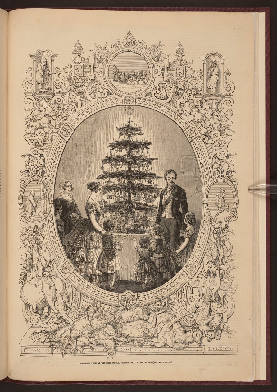 Christmas Tree at Windsor Castle, in the Christmas Supplement of the 
