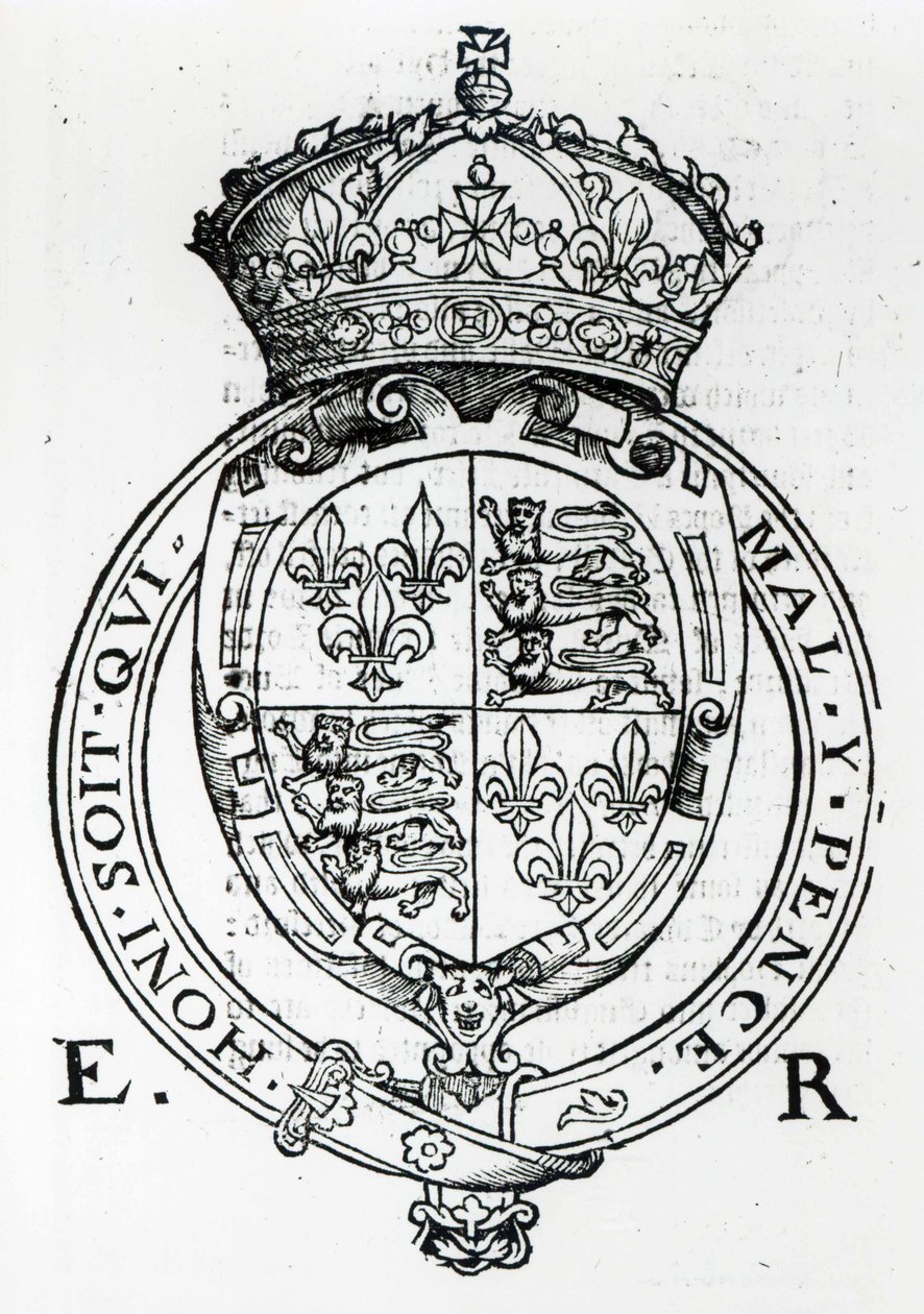 Coat of Arms of Queen Elizabeth I by English School