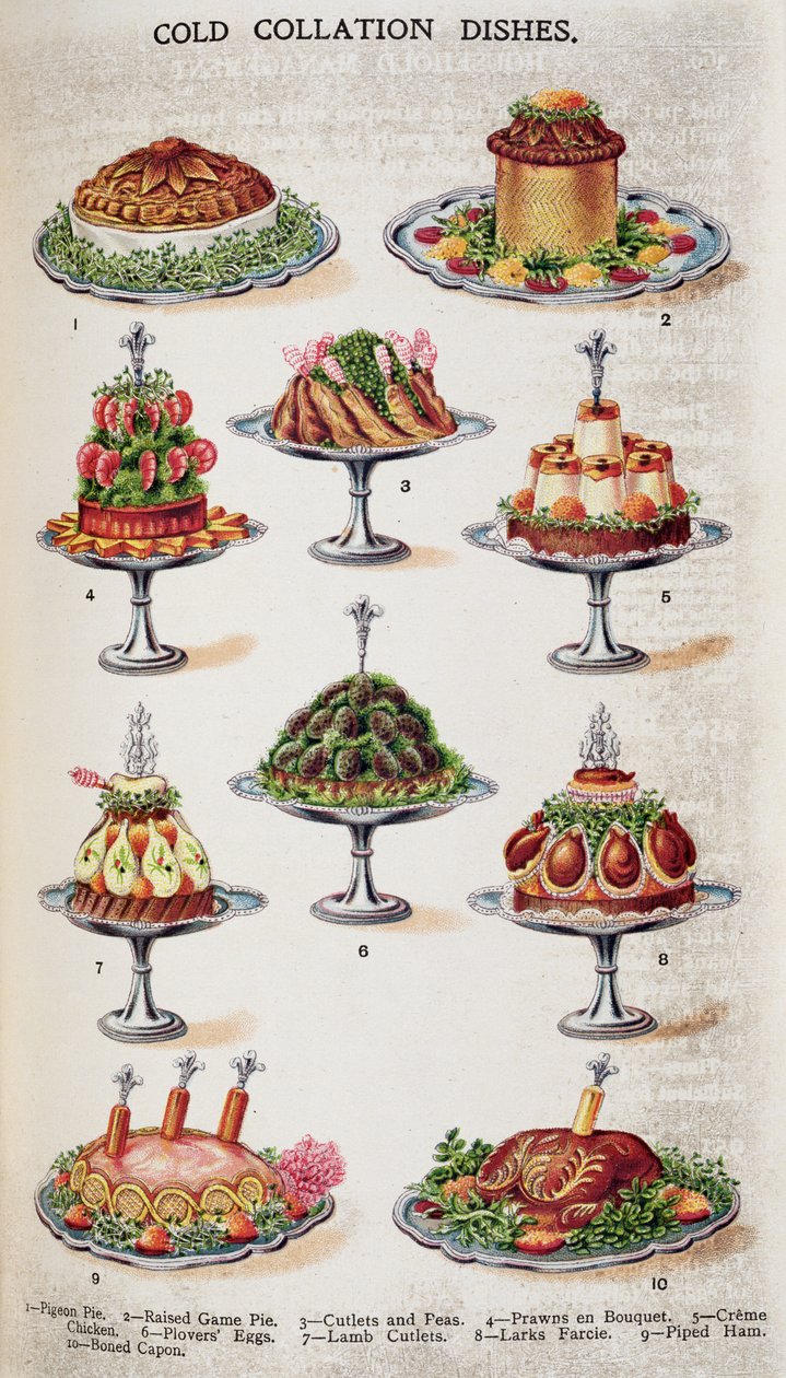 Cold Collation Dishes, from 