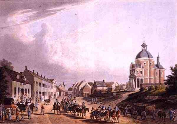 Conveying the French Cannon from the Field of Battle on 24 July 1815, at Waterloo by English School