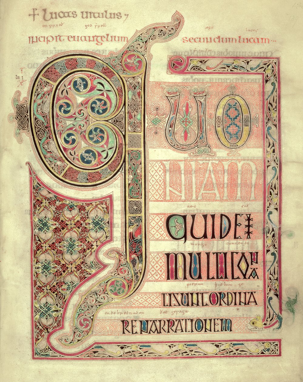 St Matthew Lindisfarne Gospels