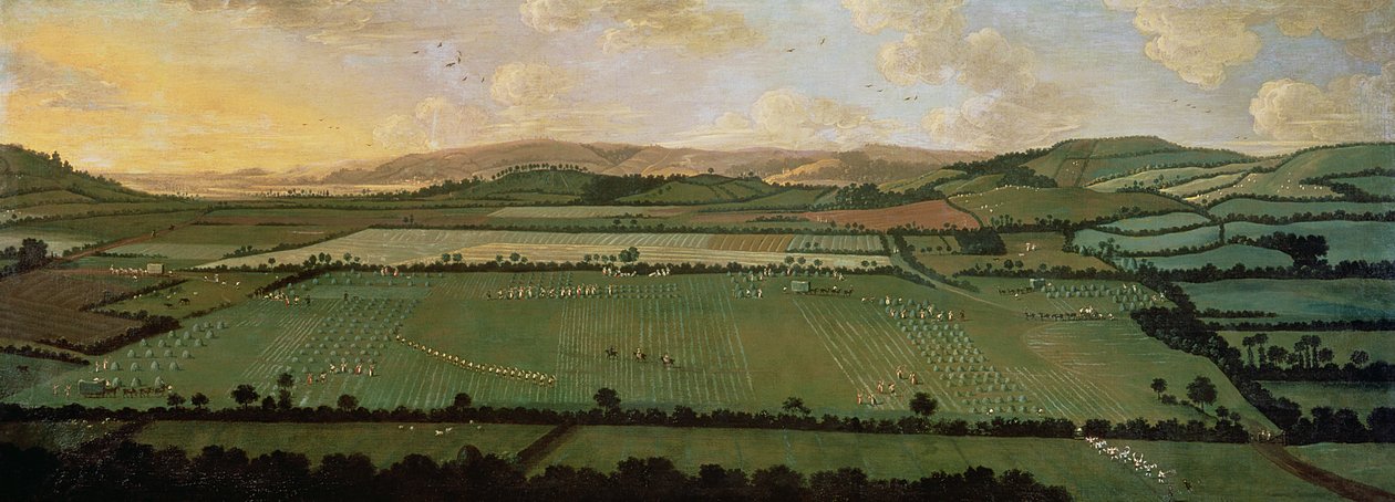 Country Round Dixton Manor, c.1725 by English School