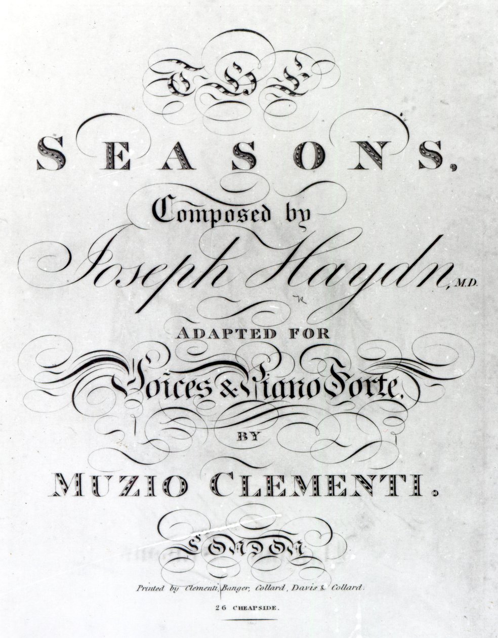 Cover of the Score Sheet of 