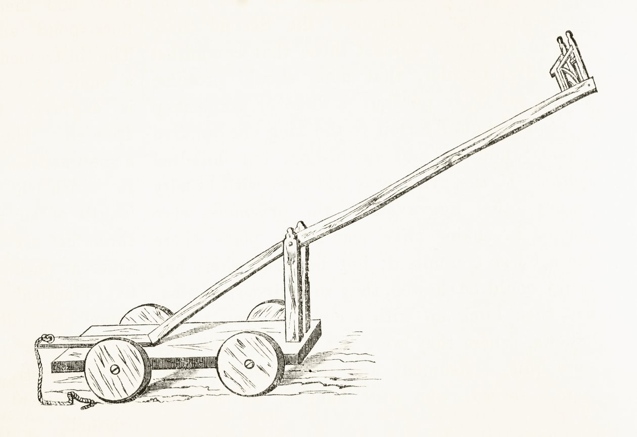 Ducking Stool Used in the 15th Century, from 'The National and Domestic ...