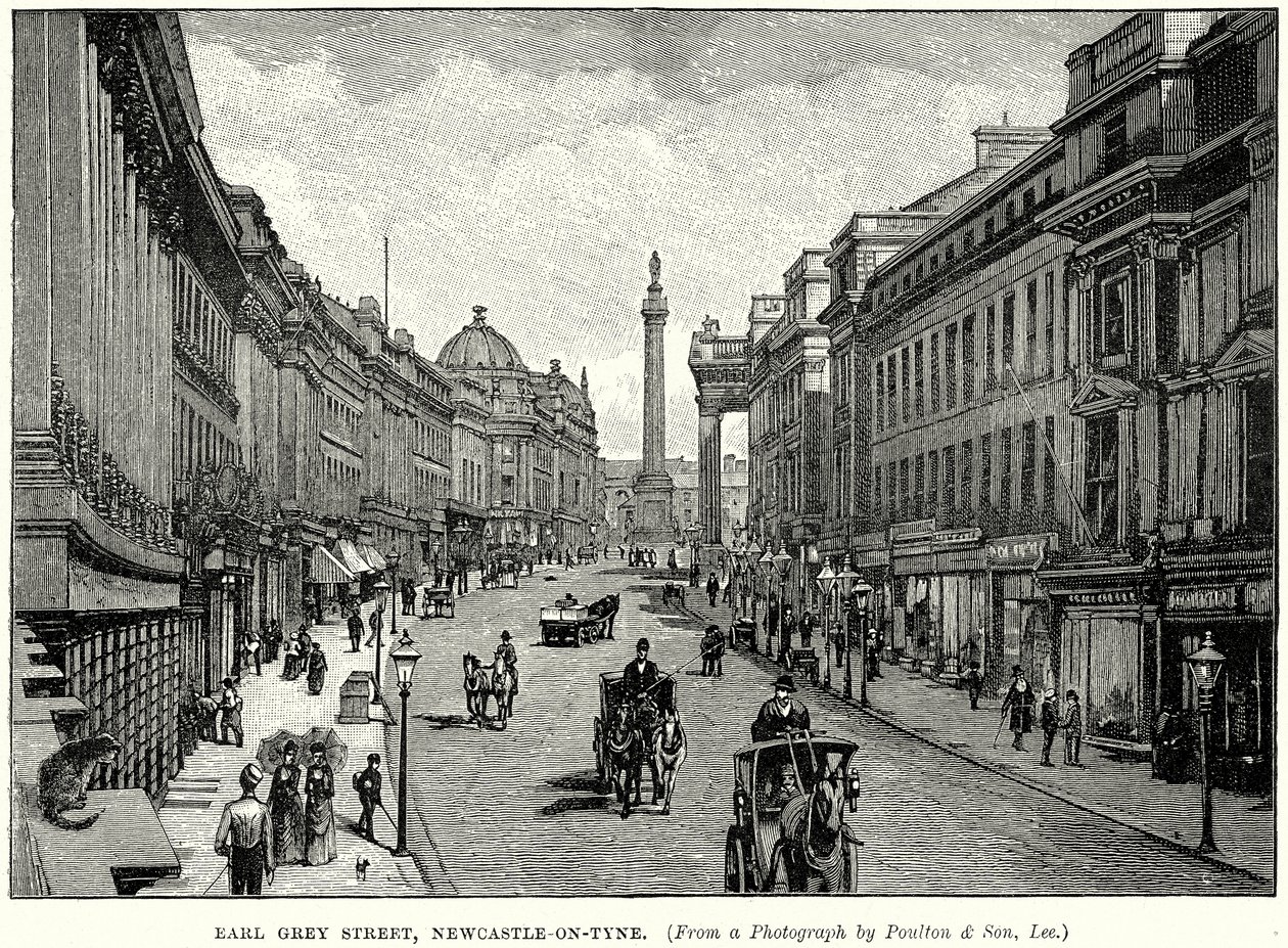Earl Grey Street, Newcastle-on-Tyne by English School