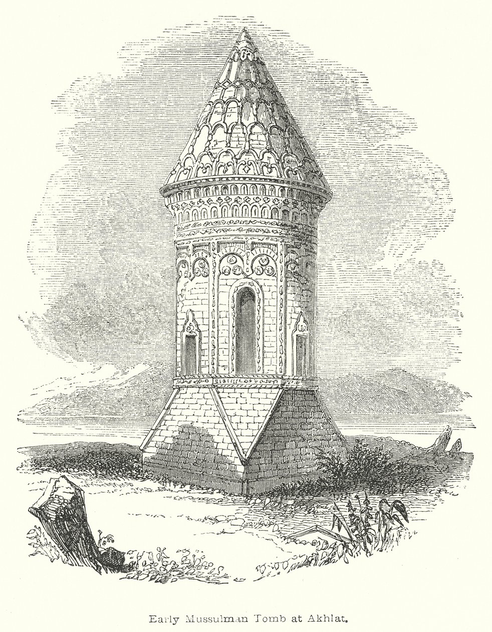 Early Mussulman Tomb at Akhlat by English School