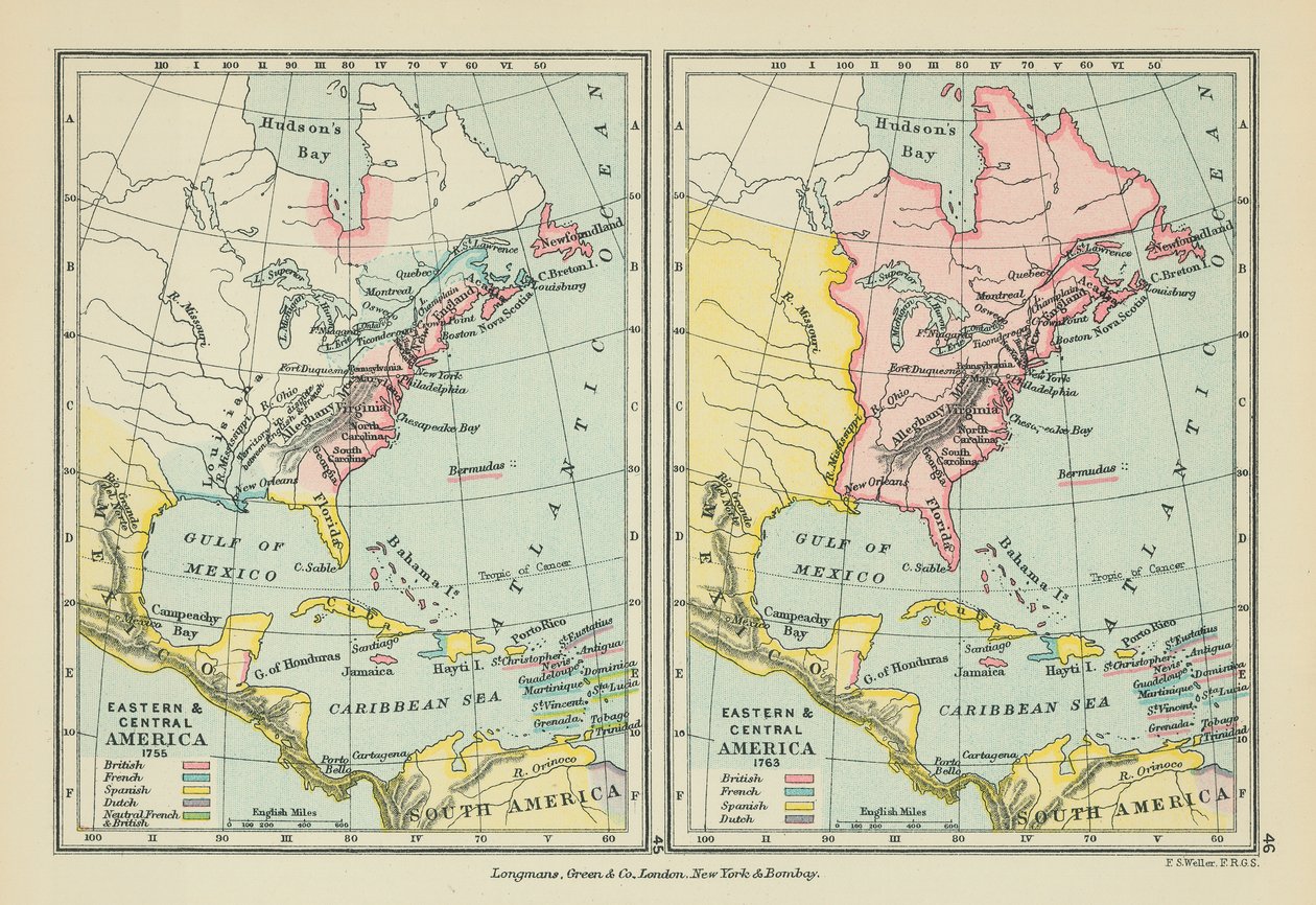 Eastern & Central America by English School