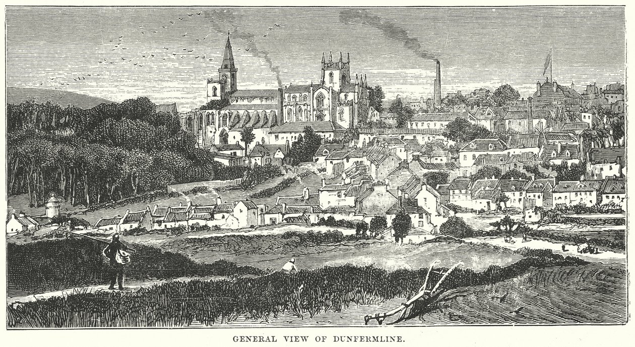 General View of Dunfermline by English School