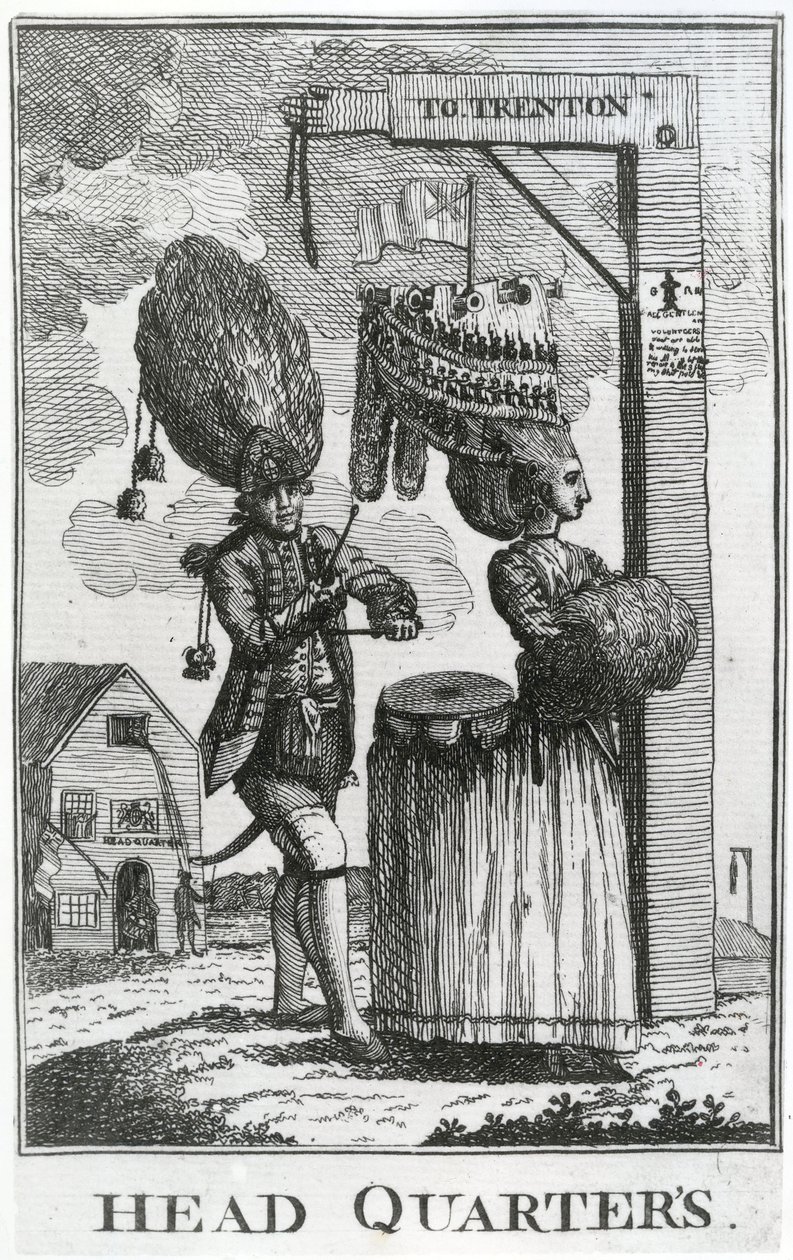 Head Quarters, 1777 by English School