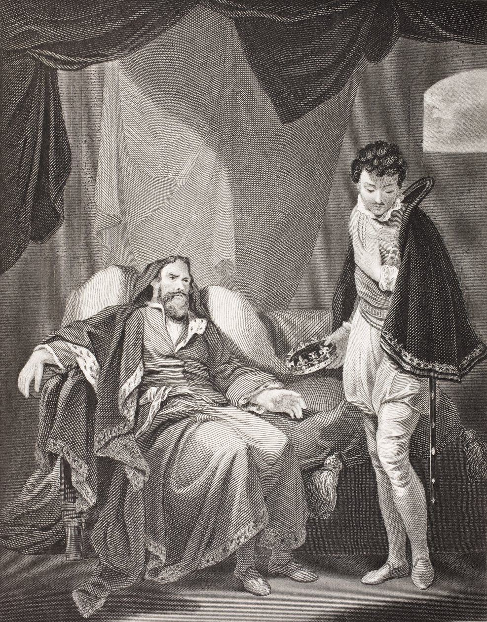 Henry IV Reproving Prince Henry, from 