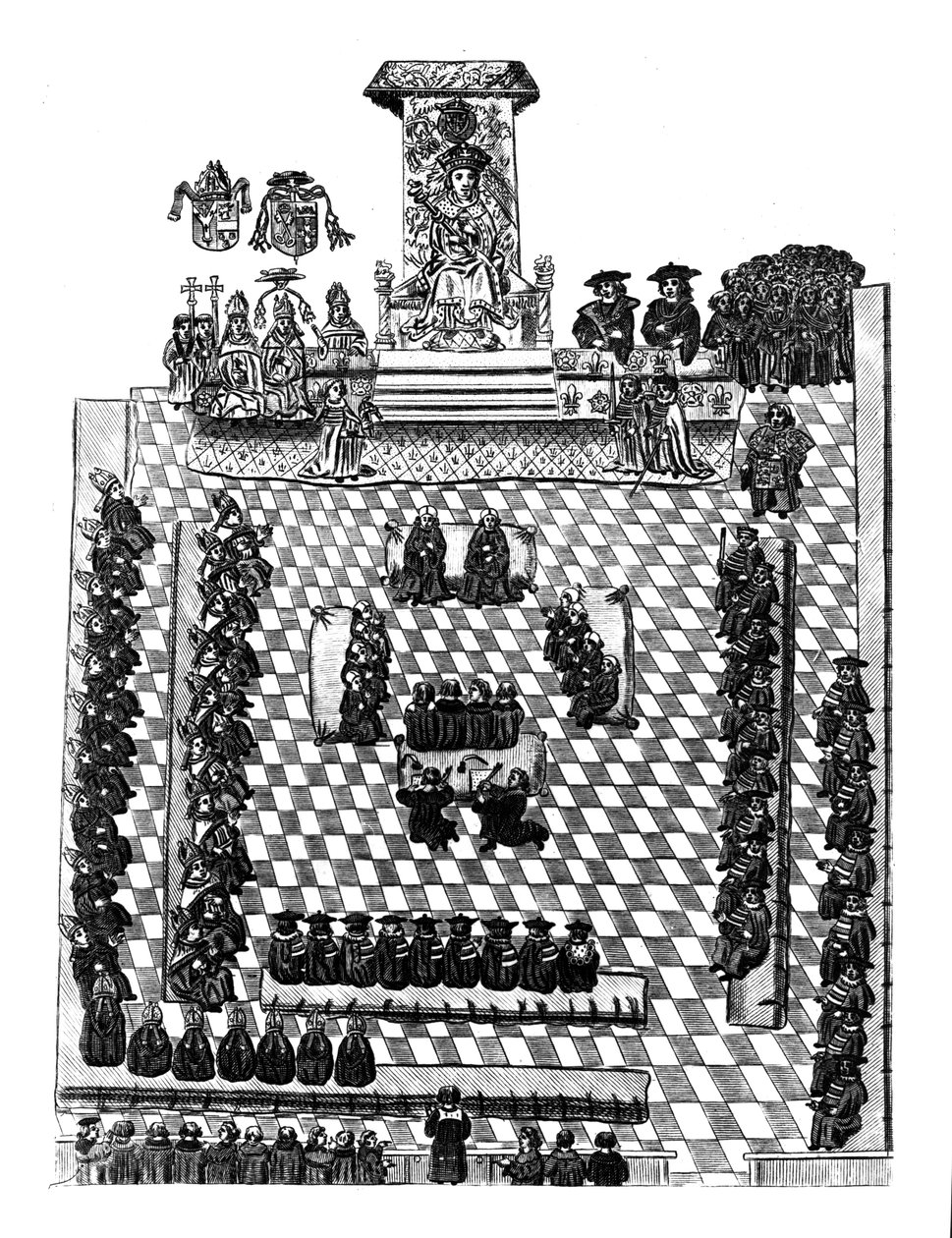 Henry VIII in Parliament by English School