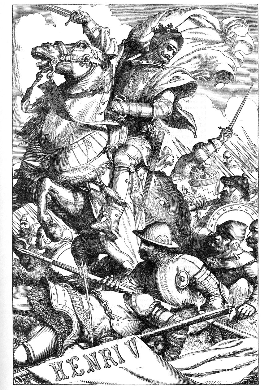 Henry V - The Chronicle History of Henry the Fifth - Illustration in 