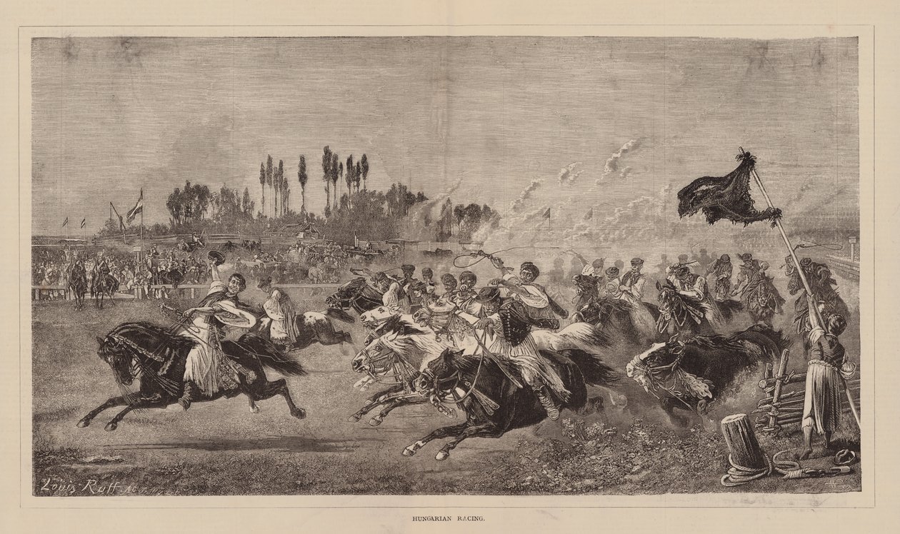 Hungarian Racing by English School