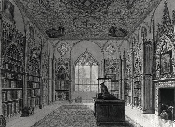 Interior of Strawberry Hill by English School