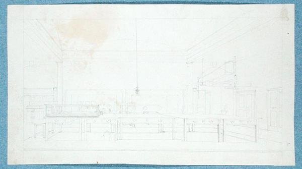Interior of a Laboratory, from Michael Faraday