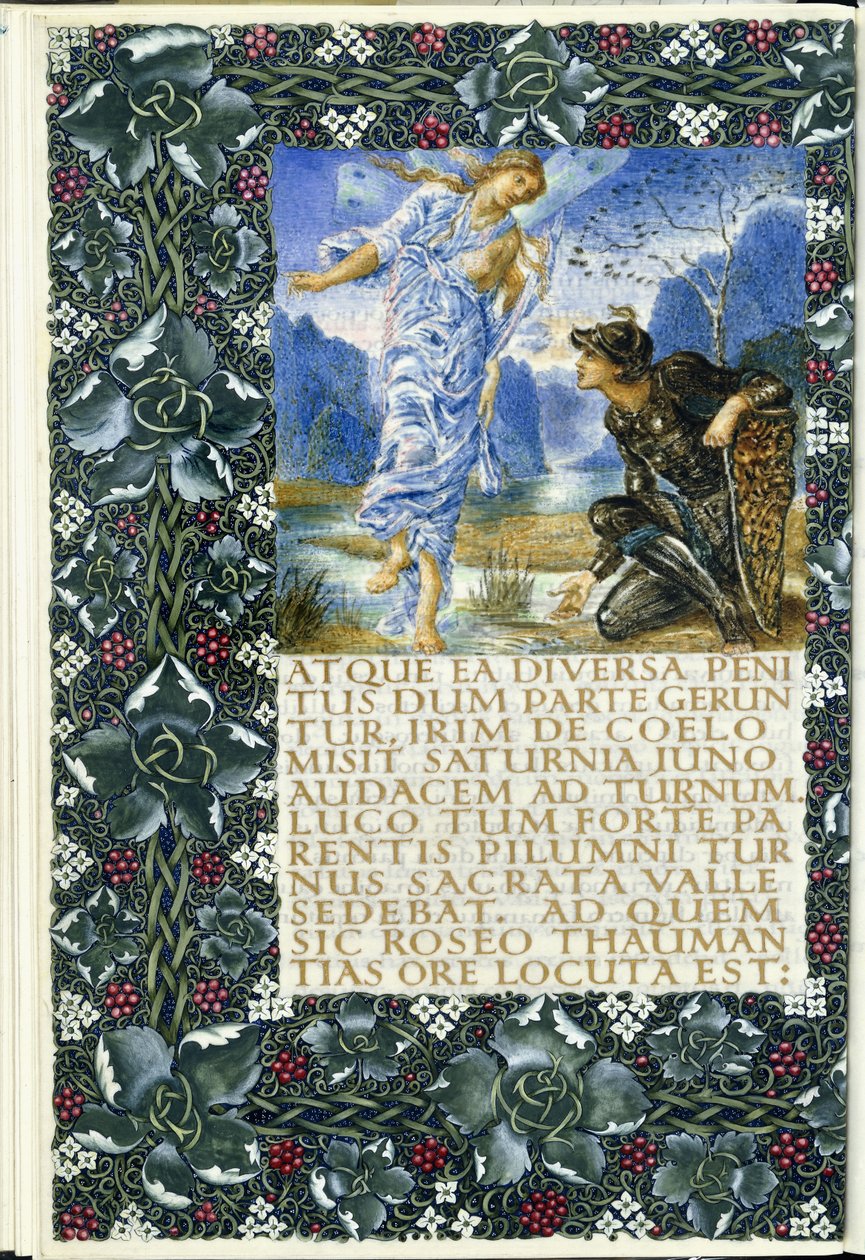 Iris Appearing Before Turnus by English School