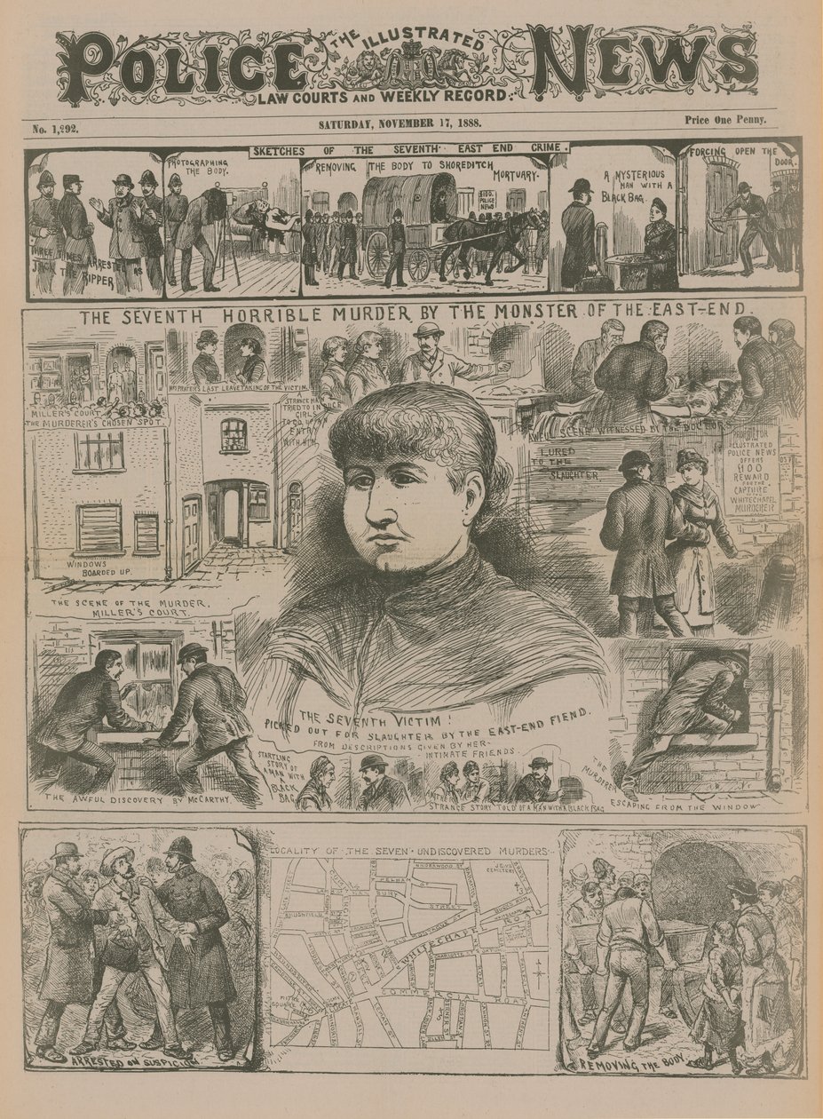 Jack the Ripper: The Seventh Horrible Murder by the Monster of the East End by English School