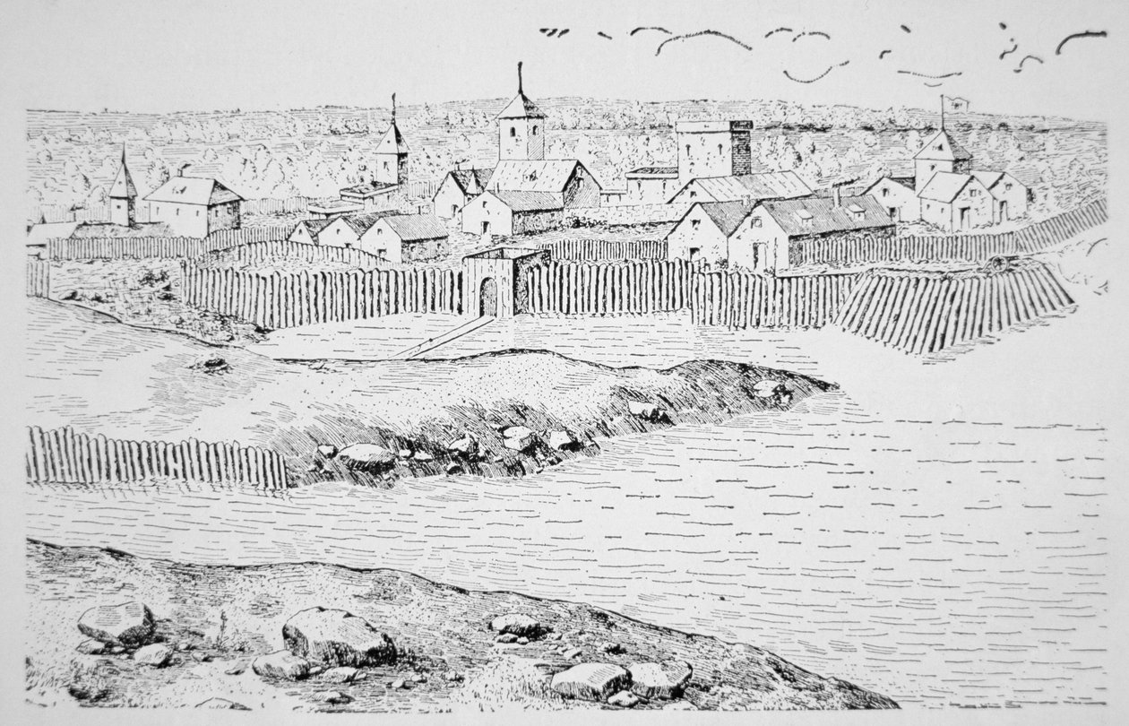 Jamestown, Virginia by English School