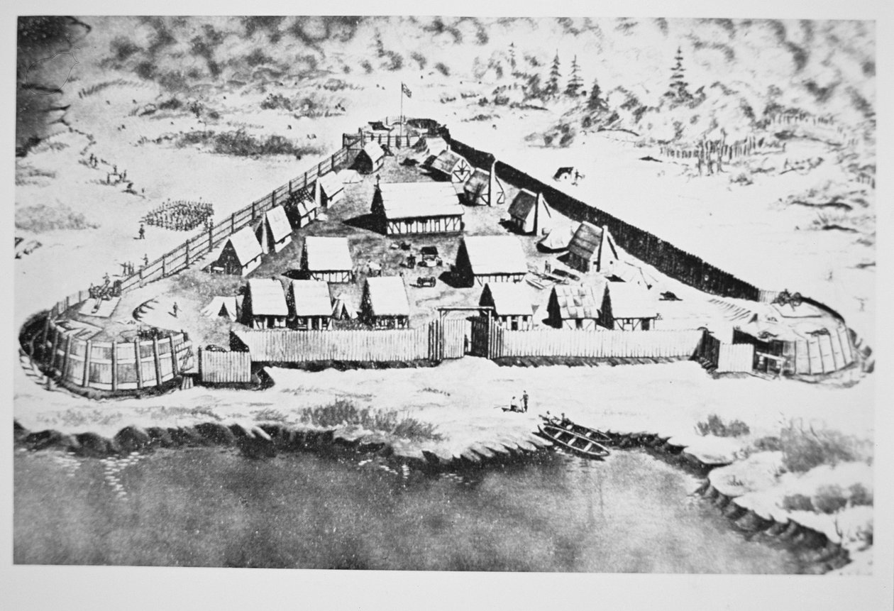 Jamestown, Virginia by English School