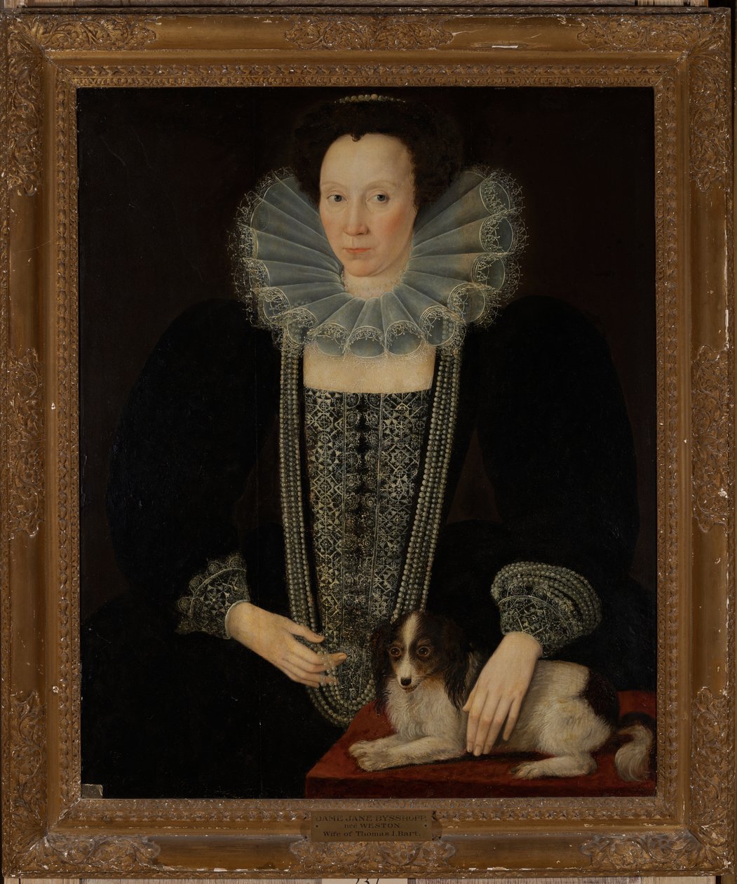 Jane Weston, second wife of Sir Thomas Bisshopp by English School