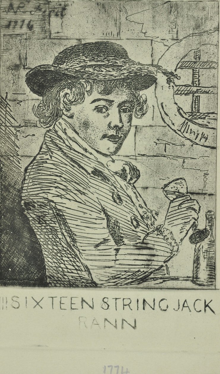 John Rann, Sixteen Strings Jack, 1774 by English School