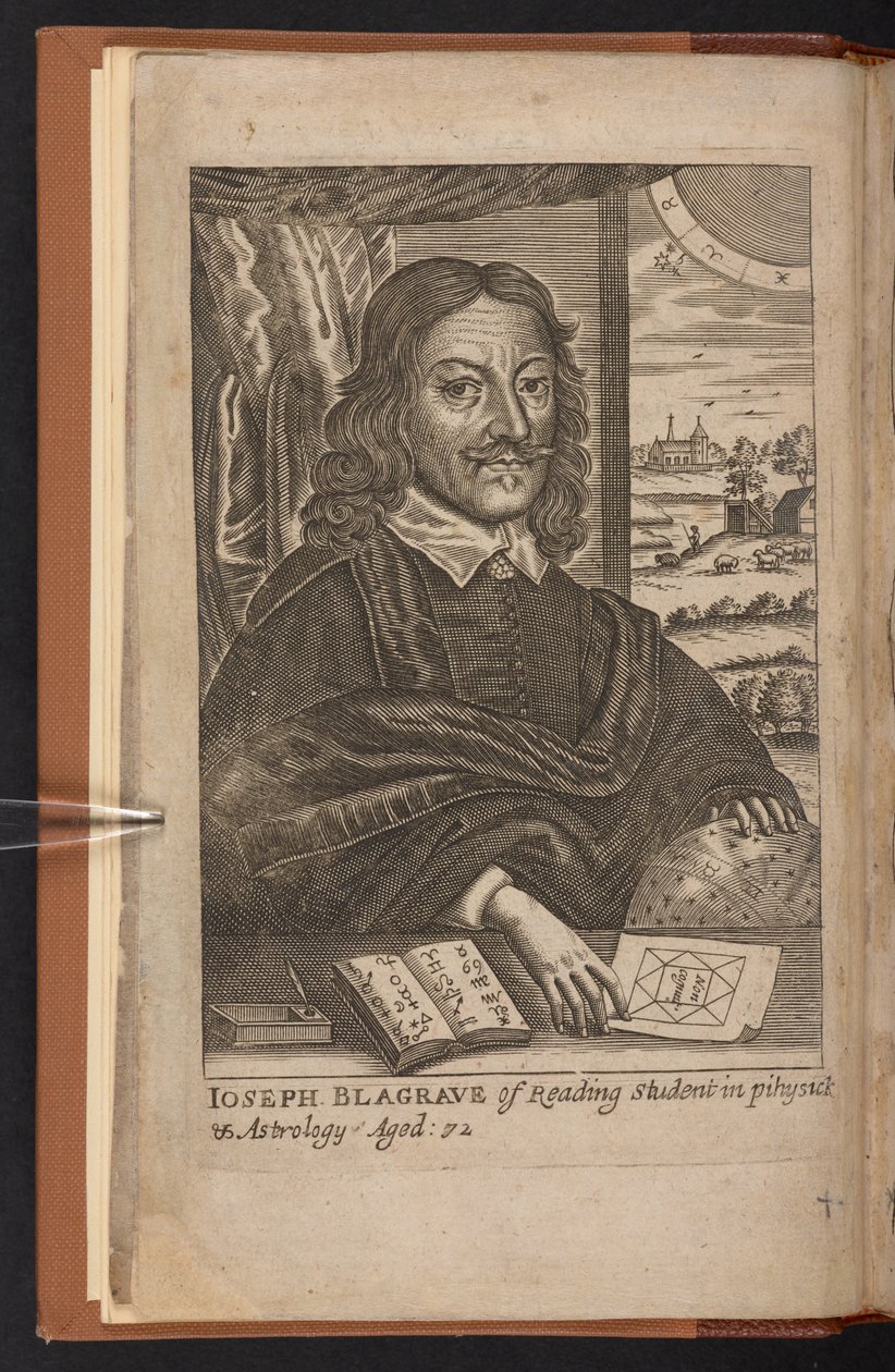 ‘Joseph Blagrave of Reading Student in Physick & Astrology: Aged 72’ Joseph Blagrave, Blagrave’s Introduction to Astrology by English School