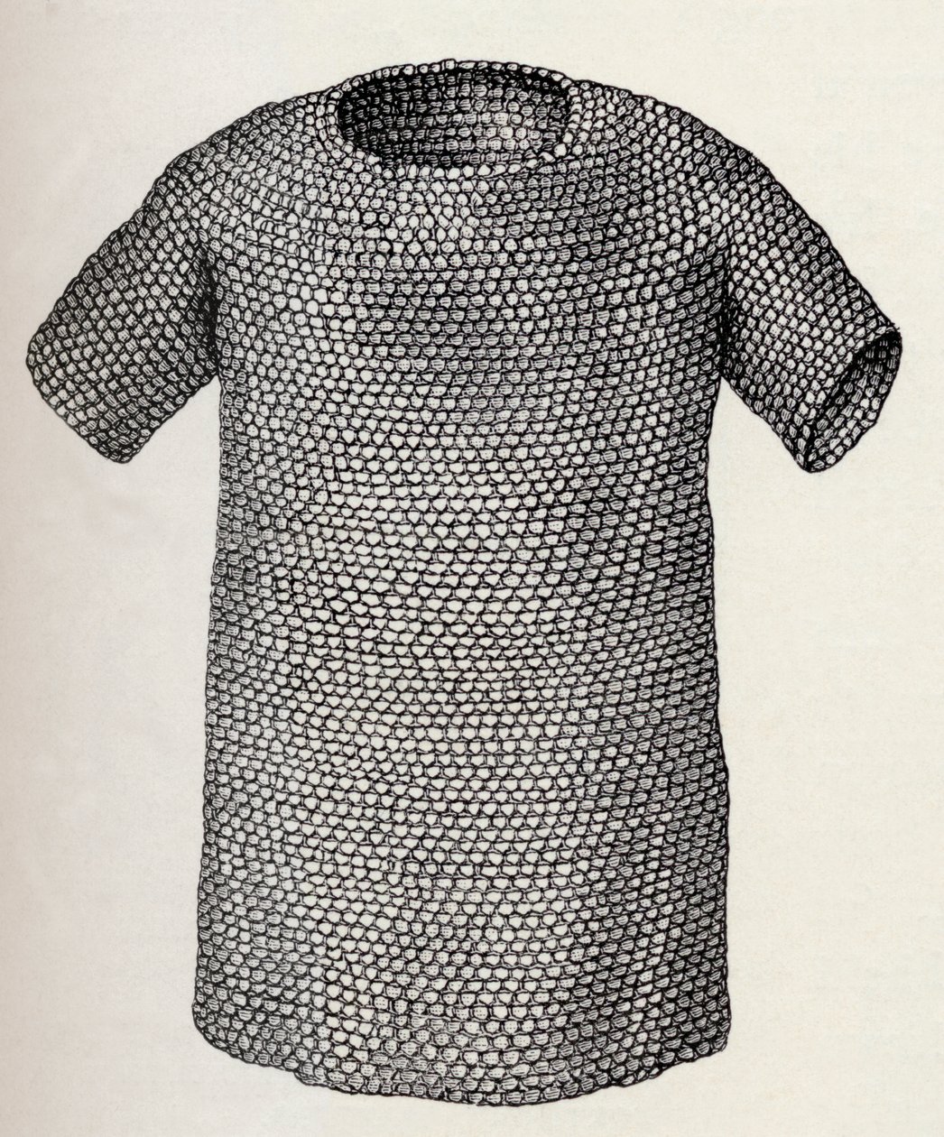 Jutish or Danish mailcoat dating from before 450 AD, from A Short History of the English People by J. R. Green, published 1893 by English School