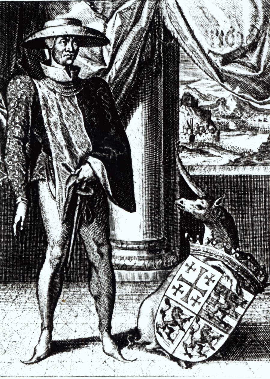 King John of Brienne, King of Jerusalem by English School