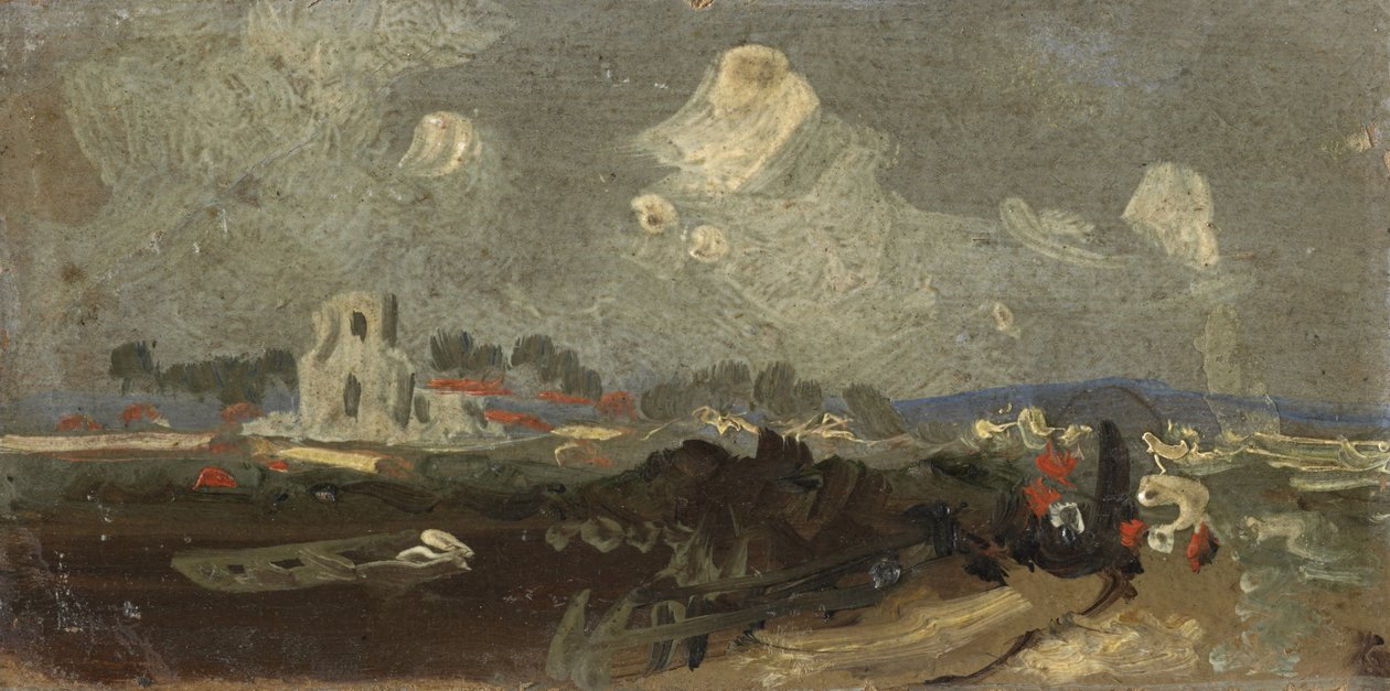 Landscape with Church by English School